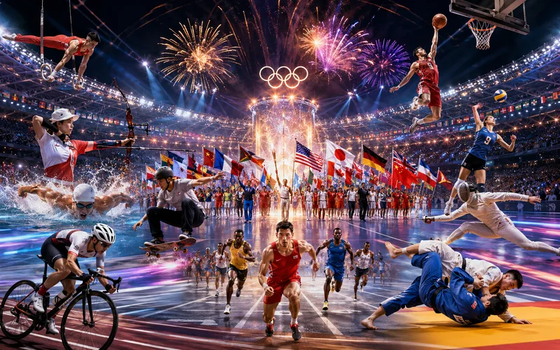 Các môn thể thao Olympic quy tụ nhiều nội dung thi đấu hấp dẫn trên toàn cầu